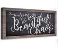 Welcome To Chaos - Canvas